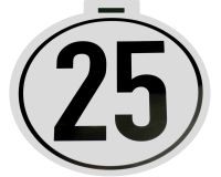Sinal 25Km/h