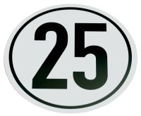 Sinal 25Km/h