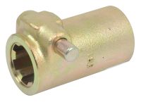 PTO Casquilho - Estria Femea 1 3/8'' - 6 Com Quick Release Pin.