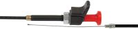 Cabo stop - Comp: 990mm, Comprimento externo do cabo: 770mm.