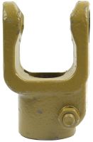 Forquilha de parafuso (Dimensão da cruzeta: 32 x 76mm) Diametro Ø40mm, Tamanho de chave em: 12mm.