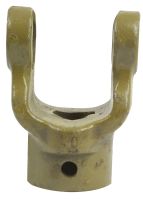 Forquilha de escatel (Dimensão da cruzeta: 27 x 74.5mm) Diametro Ø25mm, Tamanho de chave em: 8mm.
