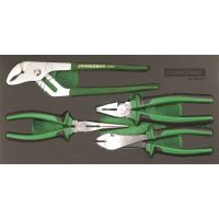 Tabuleiro EVA 4 alicates Jonnesway P011804KV