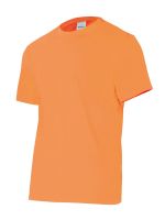 T-Shirt de Manga Curta Laranja 3XL