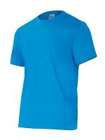 T-Shirt de Manga Curta Turquesa 3XL
