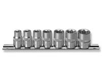 Jogo chaves caixa Torx 3/8" 7pcs Jonnesway S06H37S