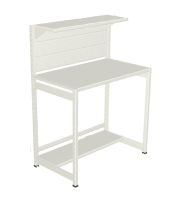Banc. trabalho U33 simples 1000x600 cinza