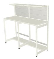 Banc. trabalho U33 dupla 1600x600 cinza