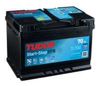 Bateria Tudor EFB TL700 70Ah 760A +D 278x175x190