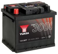 Bateria Yuasa YBX3077 45Ah 380A +E 207x175x190