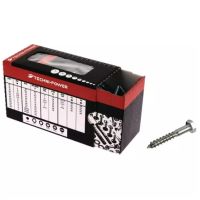PARAFUSO TIREFOND SEXTAVADO 6X50 INOX A2 (CAIXA DE 50)