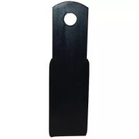LÂMINA TRITURADOR ROTATIVO 100X12X410 Ø35 MM PLANA REVERSÍVEL TIPO GYRAX