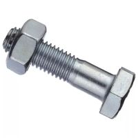 PARAFUSO CABEÇA SEXTAVADA 16X80 GALVANIZADO 8.8 FP BLISTER DE 5
