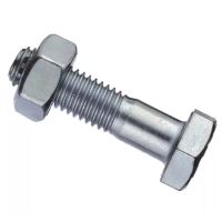 PARAFUSO CABEÇA SEXTAVADA 8X80 GALVANIZADO 8.8 FP BLISTER DE 10