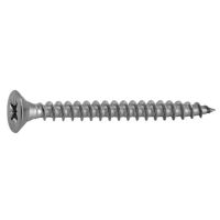 PARAFUSO AGLOMERADO CABEÇA PLANA 04X40 GALVANIZADO (BLISTER DE 100)