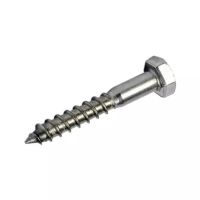 PARAFUSO TIREFOND SEXTAVADO 6X60 INOX A2 (BLISTER DE 10)