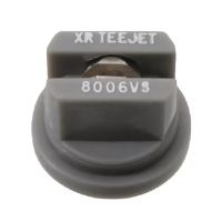 Bico padrão, duplo jato plano XR 80° 06, Aço Inoxidável, Cinzento, TeeJet