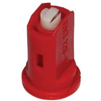 Bico antideriva de injeção de ar de duplo leque IDKT 120° 040, cerâmico, vermelho, Lechler