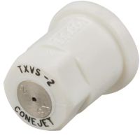 Bico padrão, jato cónico TX 80° 2, aço inoxidável, branco, TeeJet