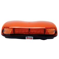 Barra de luzes, 12/24V, âmbar, de aparafusar, 420x205x95mm, 8 LEDs, Britax