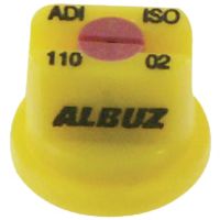 Bico de jato plano ADI 110° 02 cerâmica amarelo Albuz