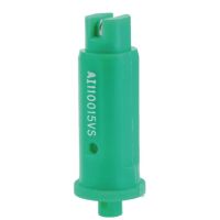 Bico anti-deriva, venturi, jato plano único AI 110° 015, aço inoxidável, verde, TeeJet