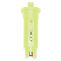 Bico anti-deriva, venturi, jato plano único AI 110° 02, aço inoxidável, amarelo, TeeJet