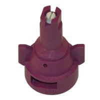 Bico anti-deriva, venturi, jato plano único AIC 110° 025, cerâmica, violeta, TeeJet