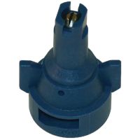 Bico anti-deriva, venturi, jato plano único AIC 110° 03, aço inoxidável, azul, TeeJet