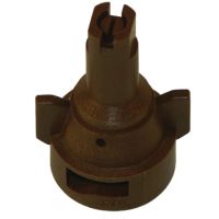 Bico anti-deriva, venturi, jato plano único AIC 110° 05, aço inoxidável, castanho, TeeJet