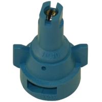 Bico anti-deriva, venturi, jato plano único AIC 110° 10, aço inoxidável, azul, TeeJet