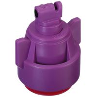 Bico anti-deriva TTI 110° com junta e tampa 025, plástico, roxo, TeeJet