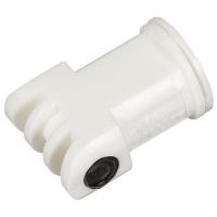 Bico anti-deriva, venturi, jato duplo plano AITTJ 110° 08, plástico, branco, TeeJet