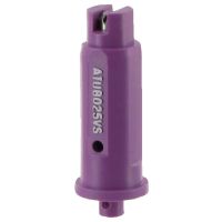 Bico anti-deriva, venturi, jato plano simples AIUB 110° 025, aço inoxidável, violeta, TeeJet