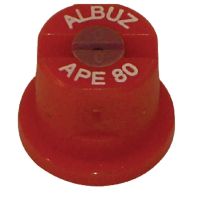 Bico de jato plano APE 80° cerâmica  laranjaAlbuz