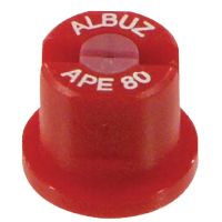 Bico de jato plano APE 80° cerâmica vermelho Albuz