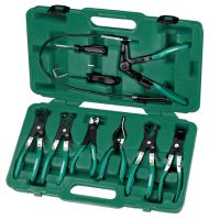 Kit 9 alicates para abraçadeiras Jonnesway AR060024A