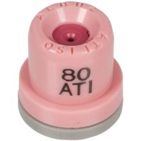 Bico anti-deriva cónico oco ATI 80° 0075 cerâmica rosa Albuz