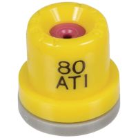 Bico anti-deriva cónico oco ATI 80° 02 cerâmica amarelo Albuz