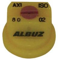Bico de jato plano AXI 80° 02 cerâmica amarelo Albuz