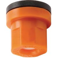 Bico anti-deriva, venturi, jato cónico único TXR 80° 02, cerâmico, laranja, TeeJet
