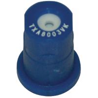 Bico padrão, jato cónico TXA 80° 03, cerâmica, azul, TeeJet