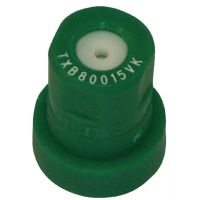 Bico padrão, jato cónico TXB 80° 015, cerâmica, verde, TeeJet