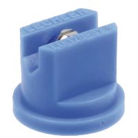 Bico de jato plano LU 120° 03 aço inoxidável azul Lechler