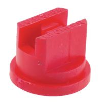 Bico de jato plano LU 120° 04 plástico vermelho Lechler