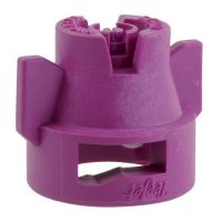 Bico padrão, duplo, jato plano XRC 110° 025, plástico, violeta, TeeJet