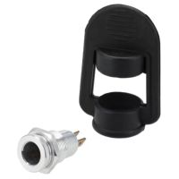 Conector de latão para farol + tampa de borracha (embalagem de 4)