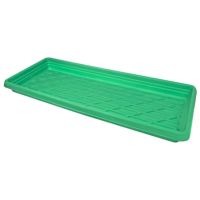 Banheira de pedilúvio em polietileno verde, 200L, 2000x850x160mm, LA BUVETTE. Ideal para a desinfeção de cascos e patas.