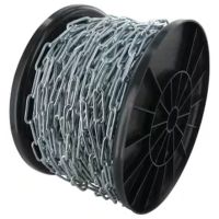 Corrente Ø3 mm x 26 mm Rolo:45 m de aço zincado