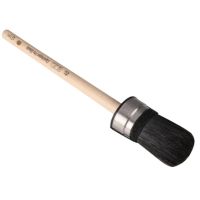 Pincel oval clássico 5 estrelas, pelo de porco preto 40 mm
